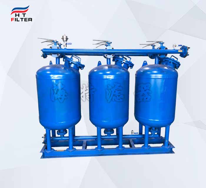 碳鋼襯膠淺層砂過濾器