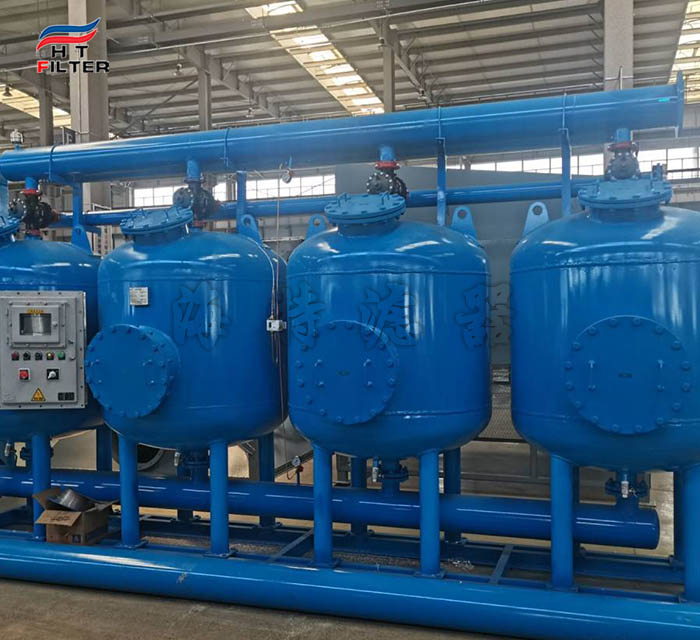 電力行業循環水淺層砂過濾器